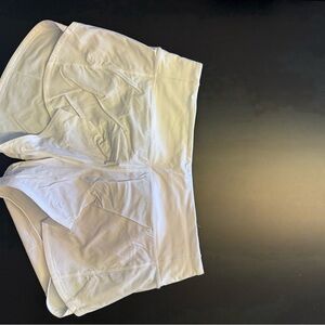 Women's White Lululemon Shorts